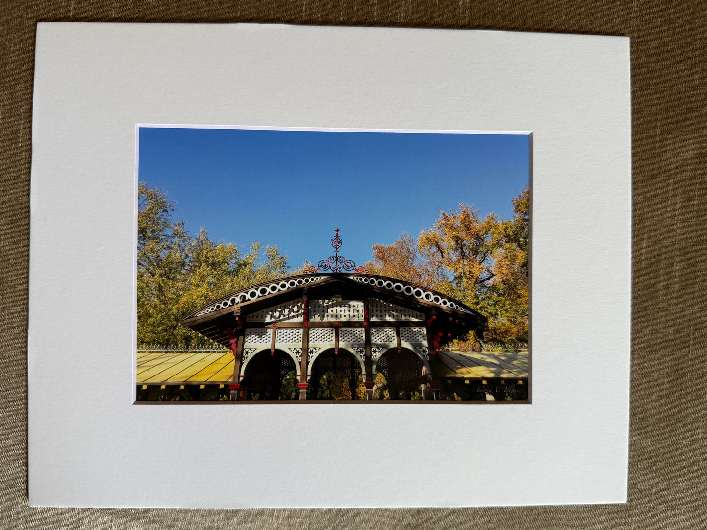 Tower Grove Gazebo / 5x7 Matted
