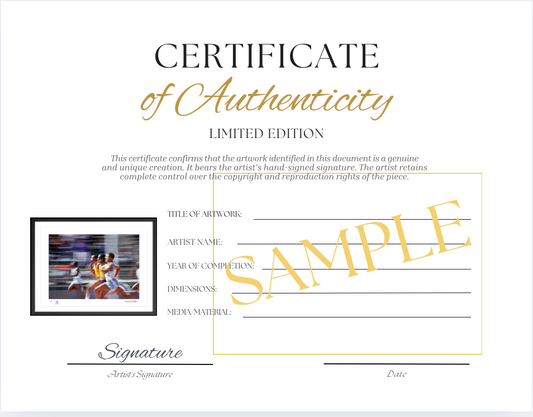 Limited Edition: "One Tenth of a Second"