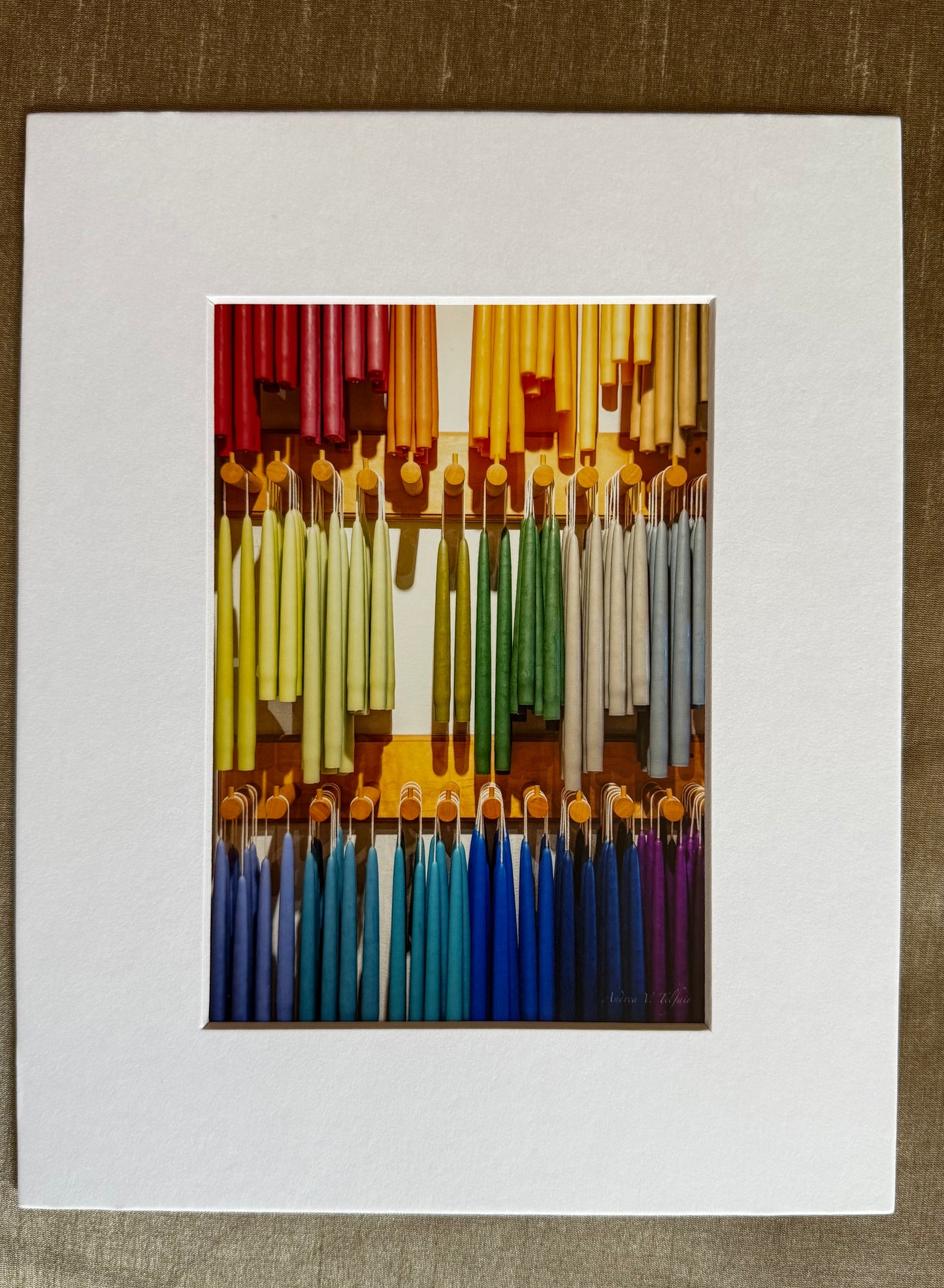 Color Study: Candles  / 5x7 Matted