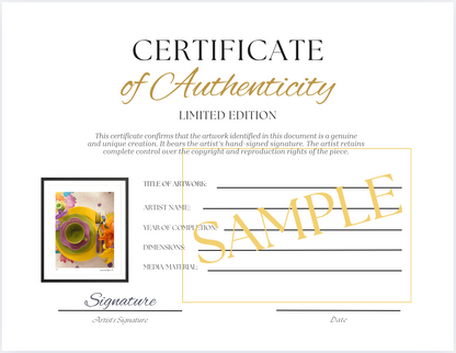 Limited Edition - Place Setting